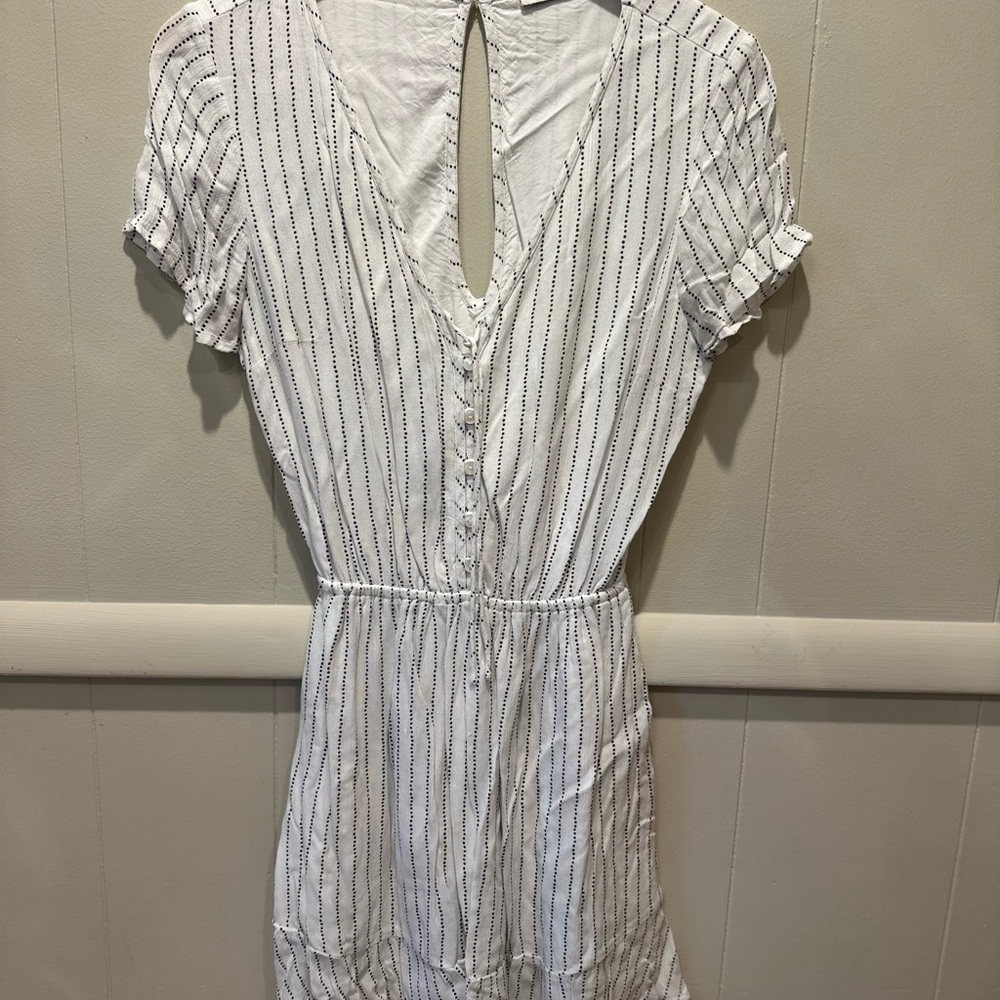 Abercrombie & Fitch White Dress with Black Dots